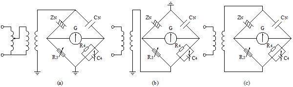 QS1型西林電橋正接線(xiàn)原理圖